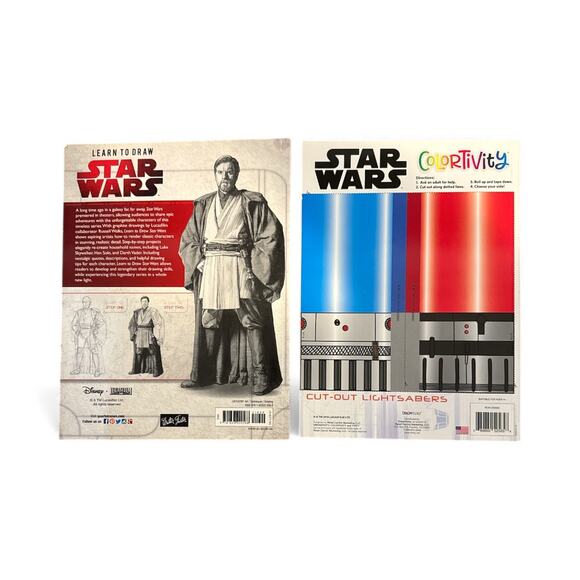 Star Wars Coloring & Learn to Draw Books - Very Good! - Picture 2 of 6